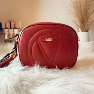 Valentino By Mario Valentino Red Crossbody Bag